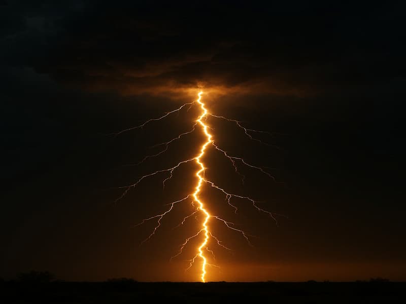 The Problem with Large Datasets in Excel 1 Lightning bolt symbolizing Python's fast calculations for large datasets in Excel.